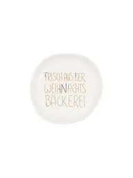 RAEDER | Weihnachts Schälchen 10,5cm Santas Watching  | Weiss