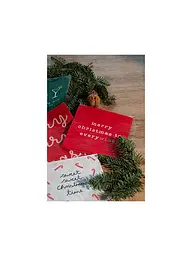 RAEDER | Weihnachts-Servietten 25x25cm  | Rot