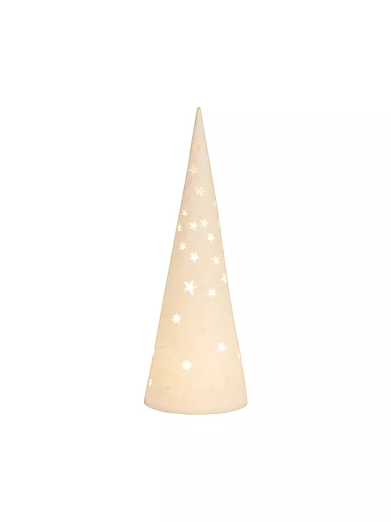 RAEDER | Weihnachtsbäumchen Lichtwald 30cm LED Sterne | weiß