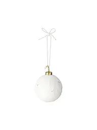 RAEDER | Weihnachtskugel 6cm Winterzweig | Weiss