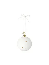 RAEDER | Weihnachtskugel 6cm Winterzweig | Weiss