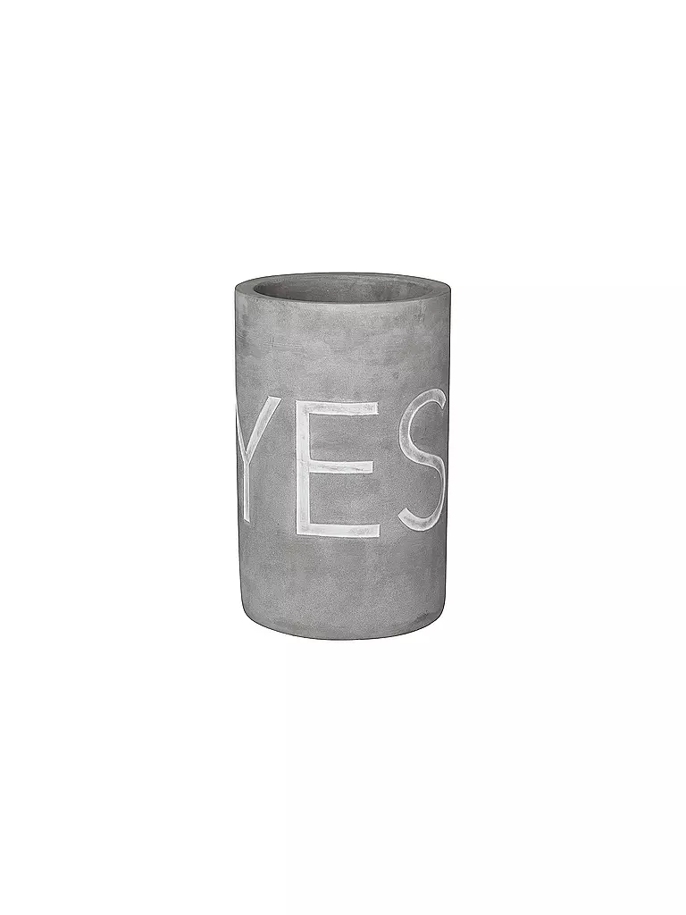 RAEDER | Weinkühler "Yes why not" 21,5cm | grau