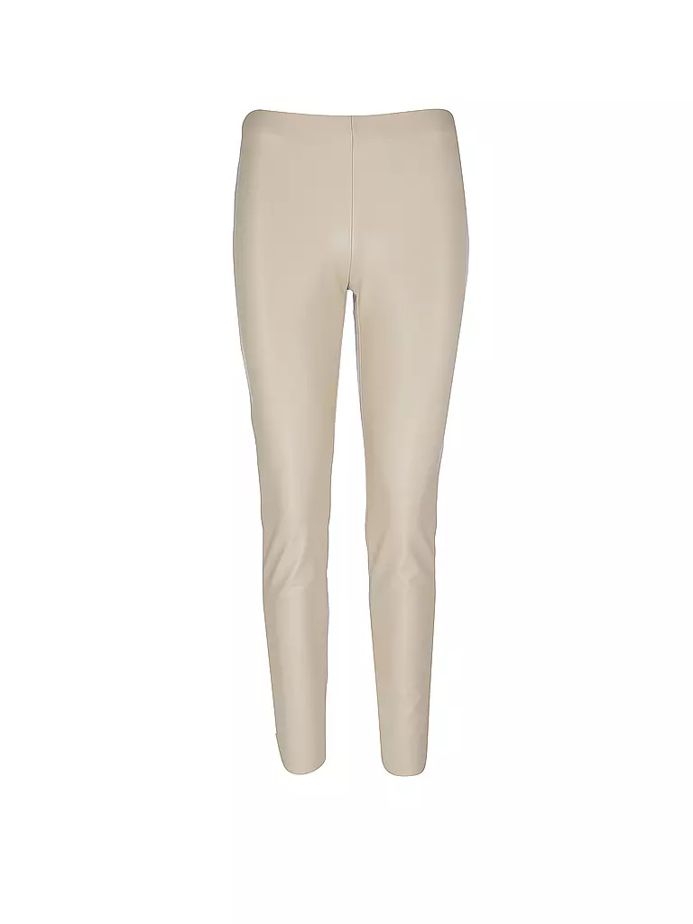 RAFFAELLO ROSSI | Hose in Lederoptik Skinny Fit Resa | beige