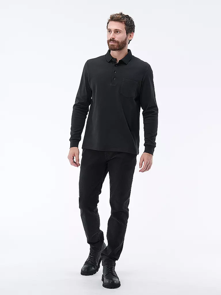 RAGMAN | Poloshirt | schwarz