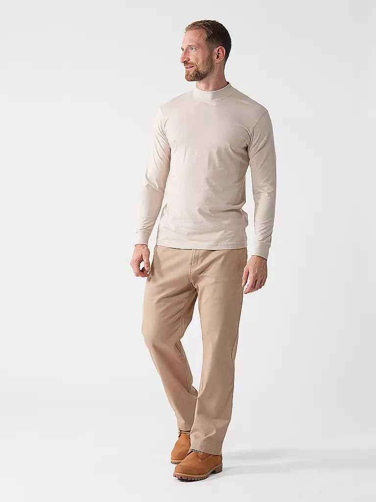 RAGMAN | Rollkragenshirt | beige
