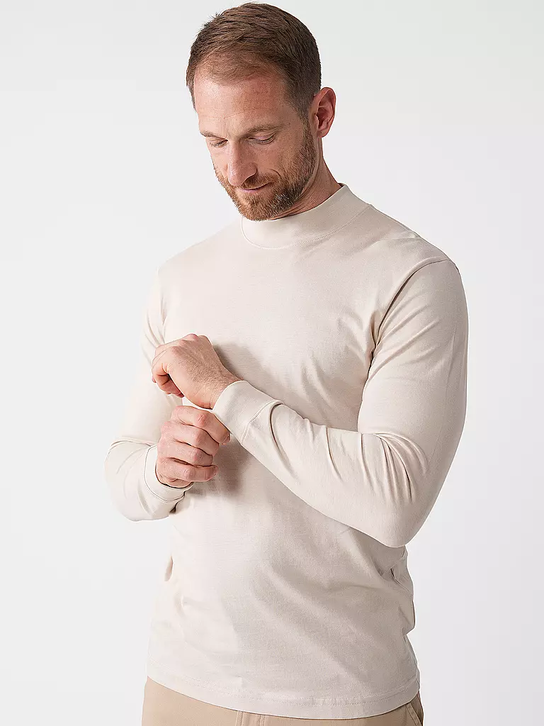 RAGMAN | Rollkragenshirt | beige