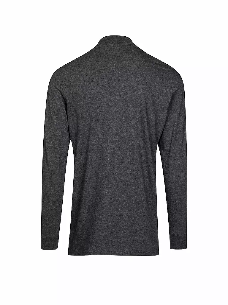 RAGMAN | Stehkragen-Langarmshirt | grau