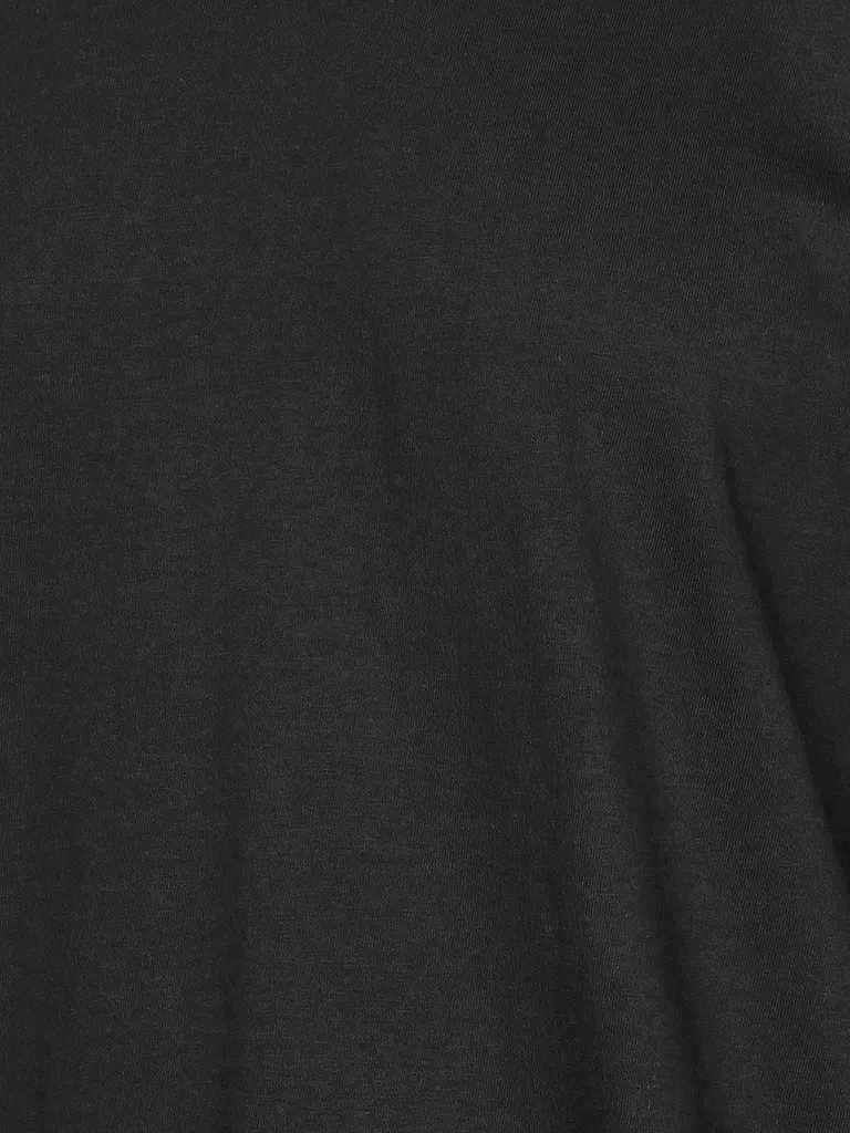 RAGMAN | Stehkragen-Langarmshirt | schwarz