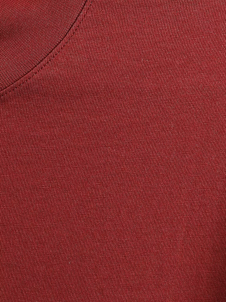 RAGMAN | Stehkragen-Langarmshirt | rot