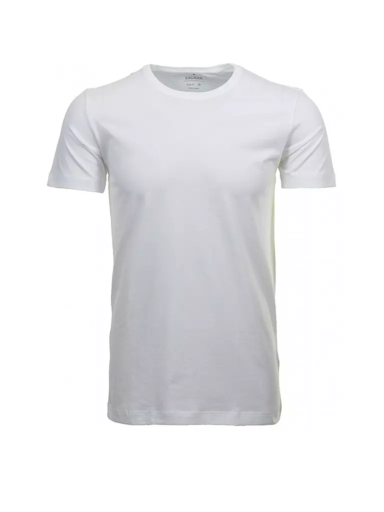 RAGMAN | T-Shirt 2er Pkg | weiss