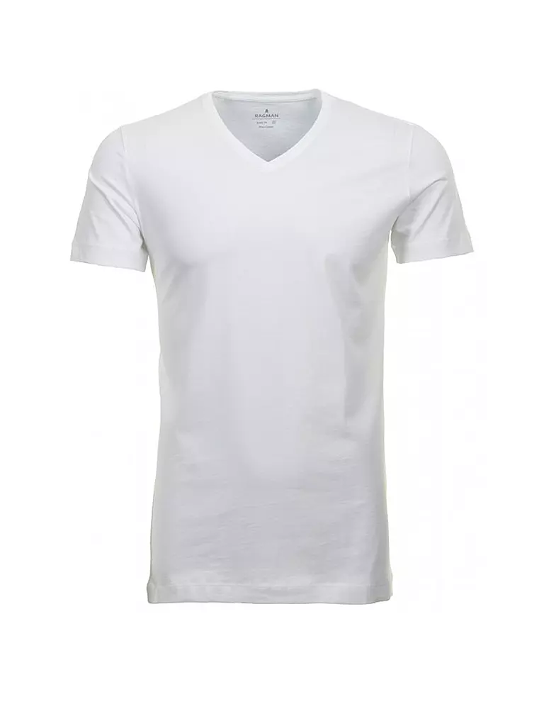 RAGMAN | T-Shirt 2er Pkg | weiss
