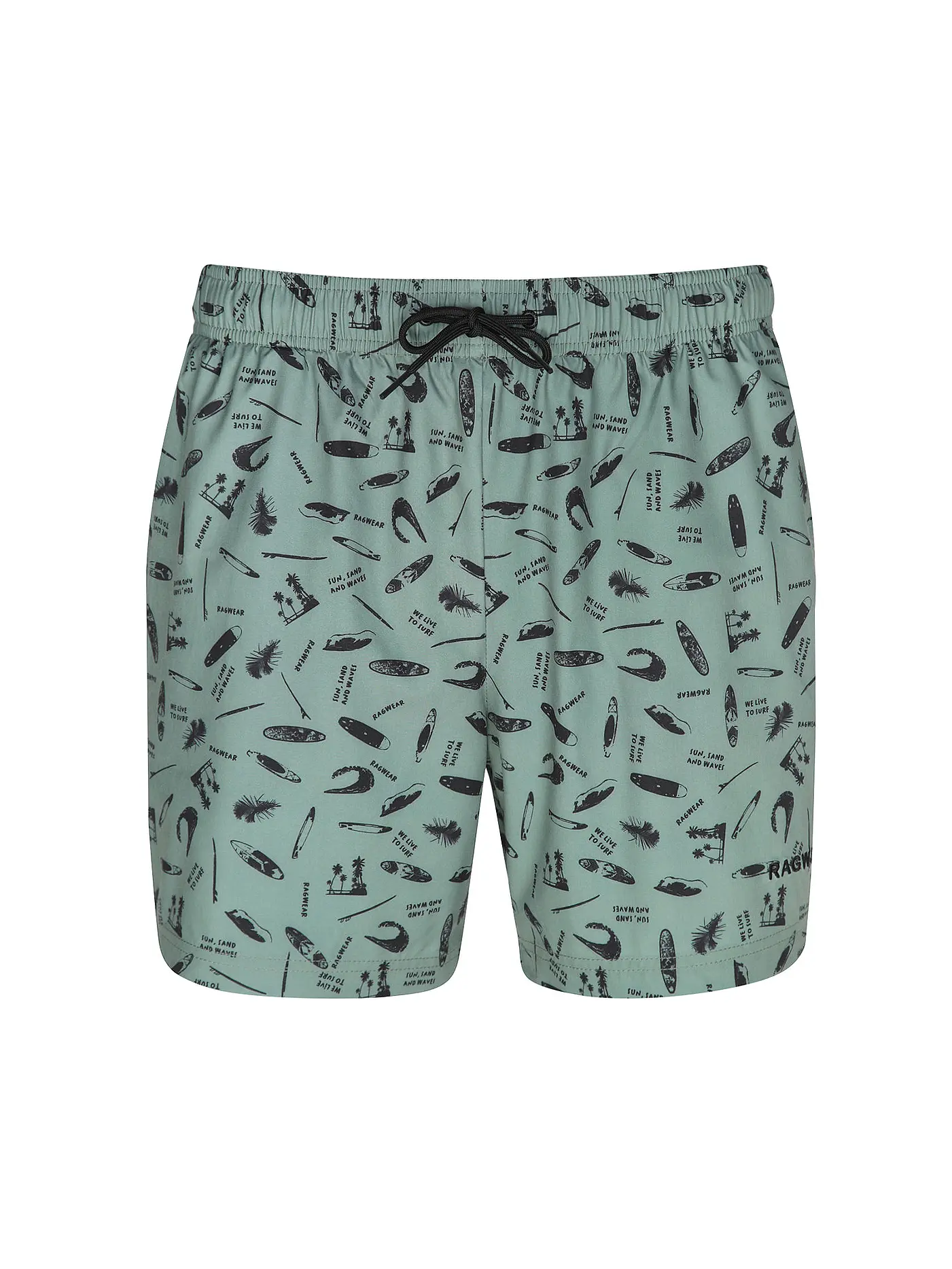 RAGWEAR | Badeshorts STANNIS PRINT | hellgrün