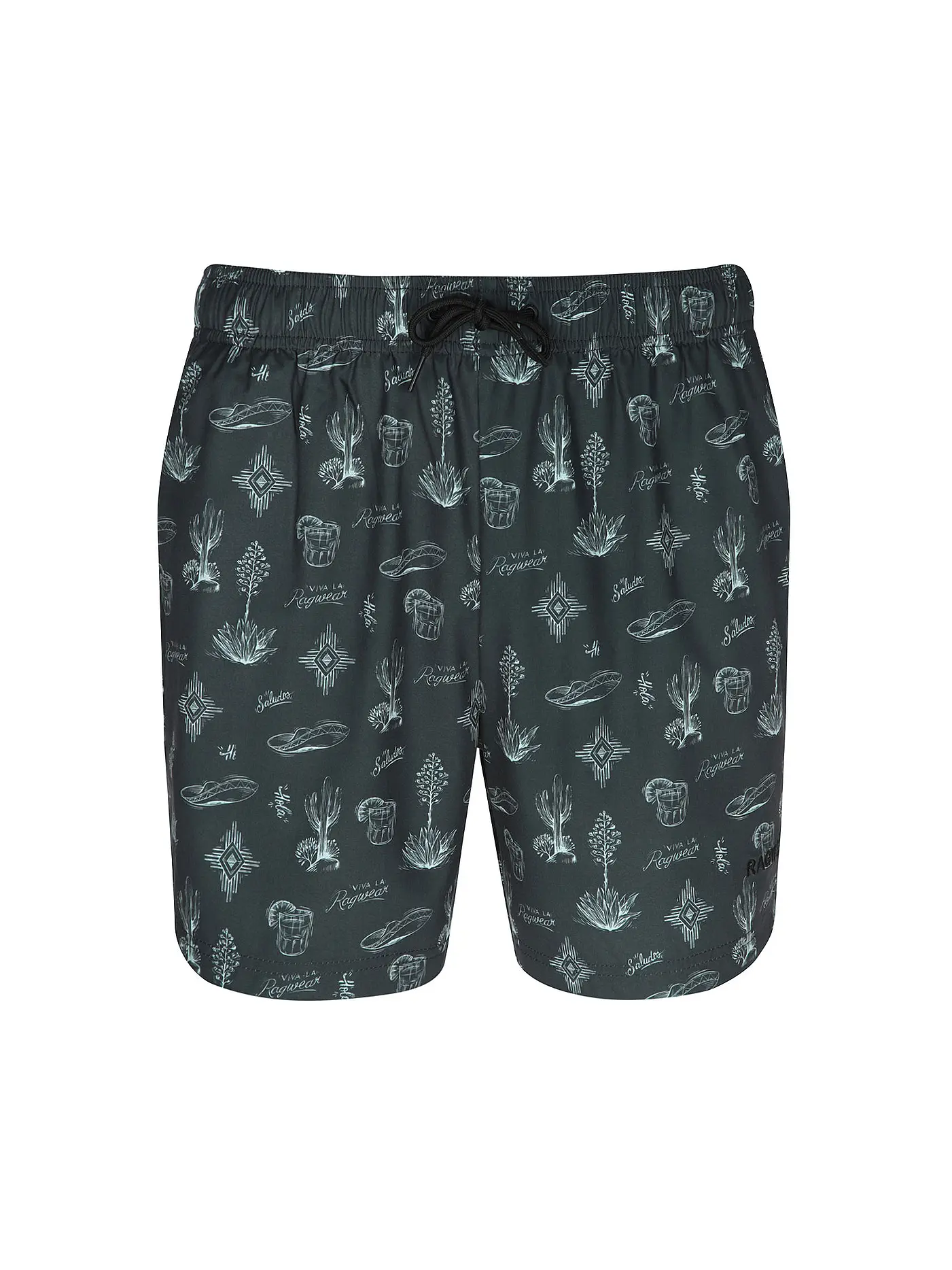 RAGWEAR | Badeshorts STANNIS PRINT | dunkelgrün