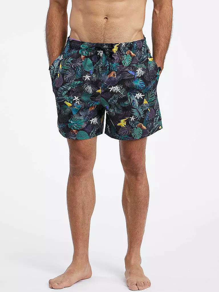 RAGWEAR | Badeshorts STANNIS PRINT | schwarz