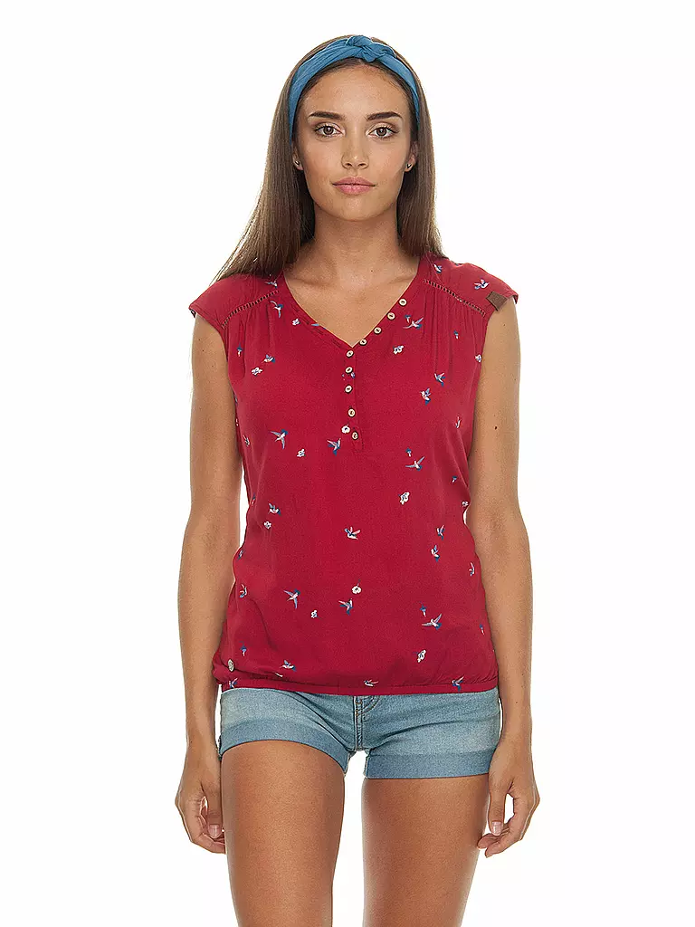 RAGWEAR | Bluse | rot