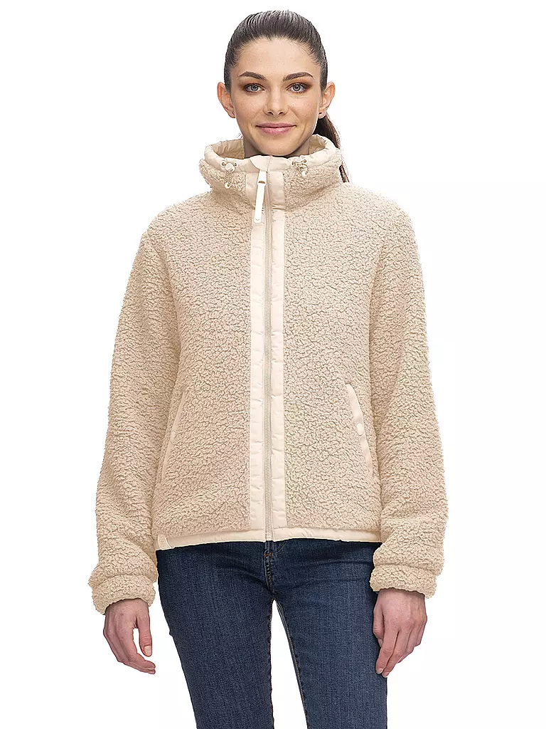 RAGWEAR | Fleecejacke NORDICKA | beige