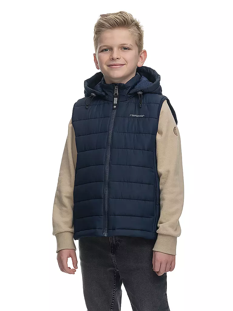 RAGWEAR | Jungen Steppgilet VITEK | dunkelblau