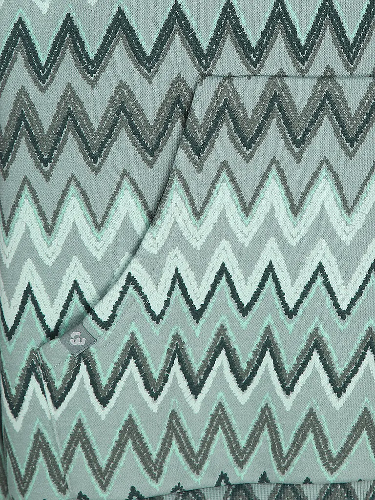 RAGWEAR | Kapuzensweater - Hoodie PIRITA PRINT | Hellgrün