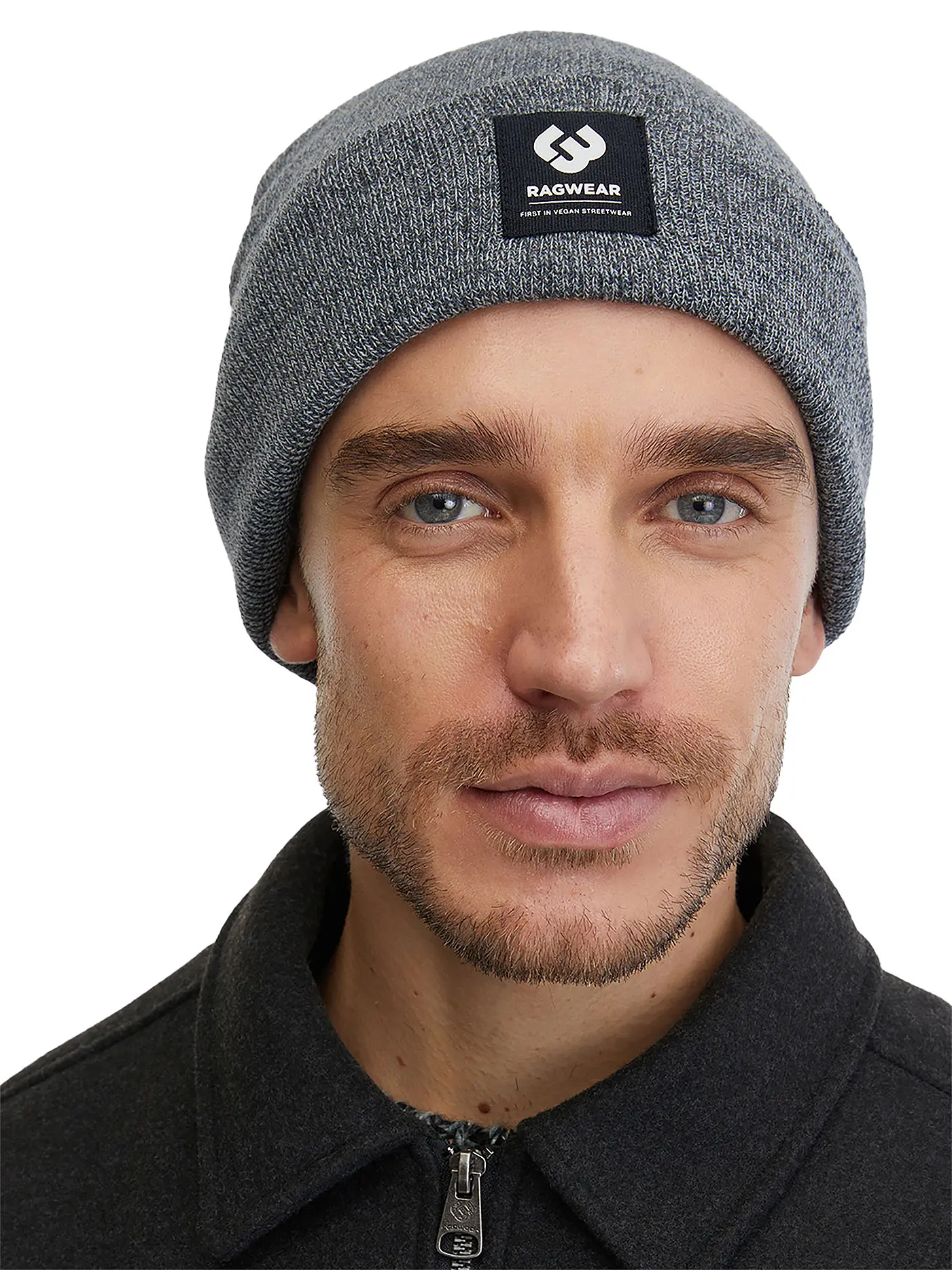 RAGWEAR |  Mütze - Haube FOSHY REMAKE  | grau