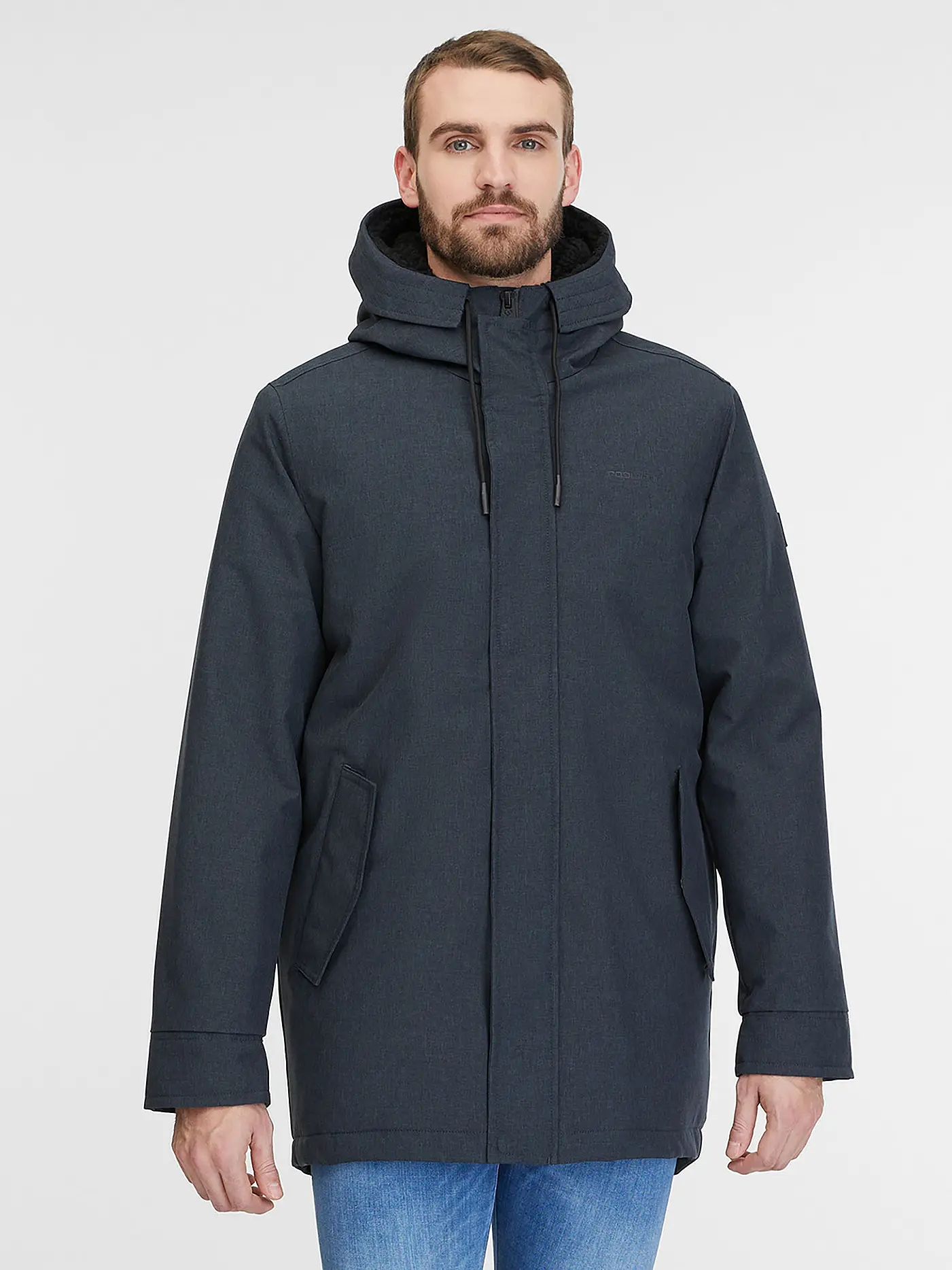 RAGWEAR | Parka MR SMITHEM MELANGE | schwarz