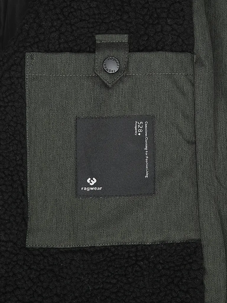 RAGWEAR | Parka MR SMITHEM MELANGE | dunkelgrün