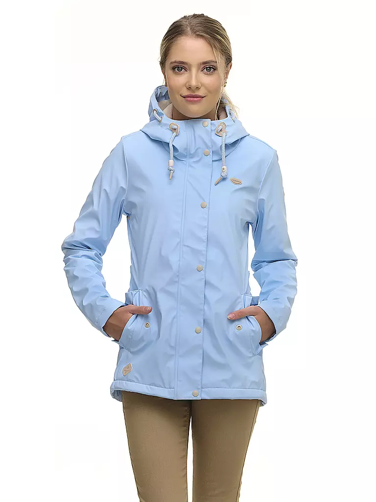 RAGWEAR | Regenjacke Marge | hellblau