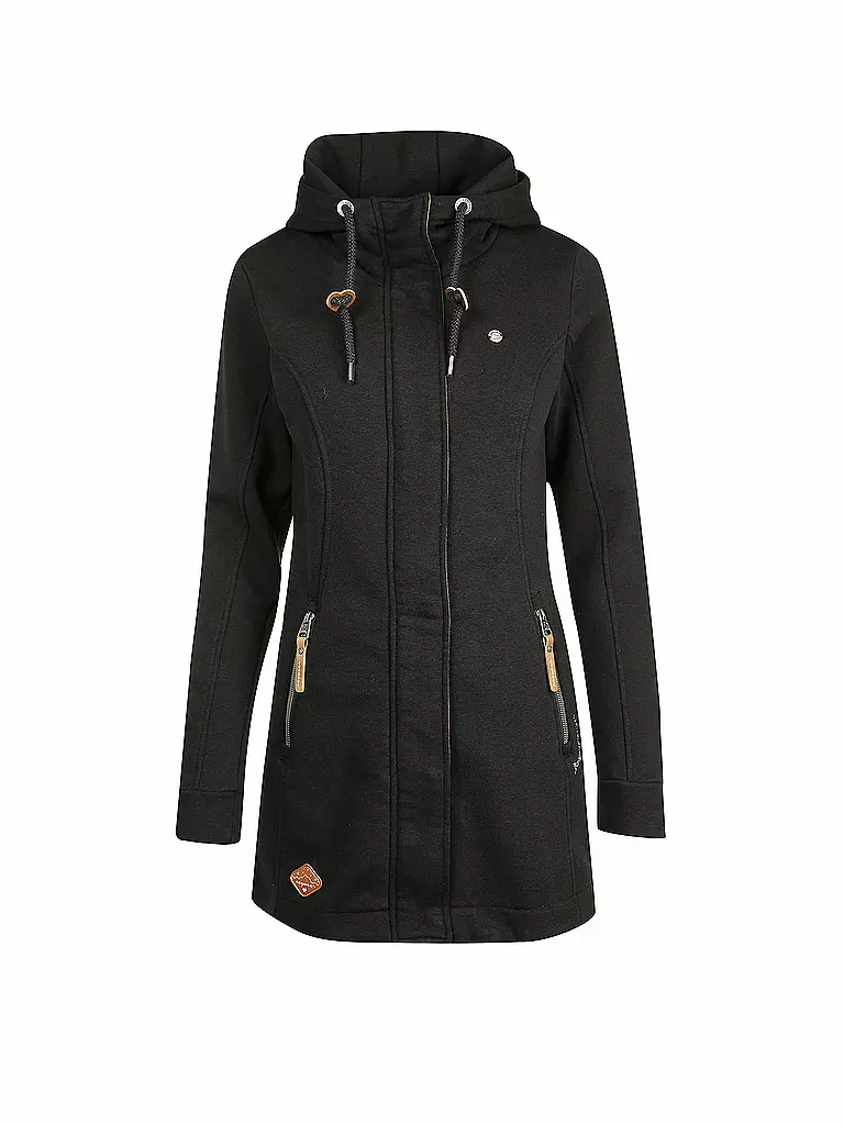 RAGWEAR | Sweatjacke  "Letty" | schwarz