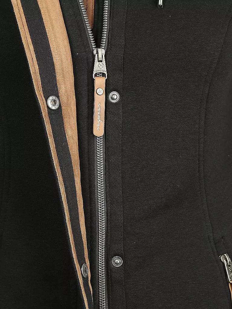 RAGWEAR | Sweatjacke  "Letty" | schwarz