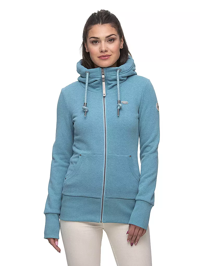 RAGWEAR | Sweatjacke NESKA | hellblau