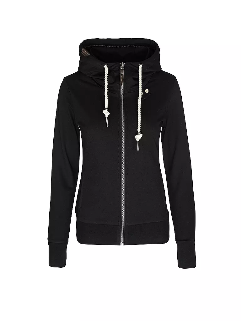 RAGWEAR | Sweatjacke PAYA | schwarz