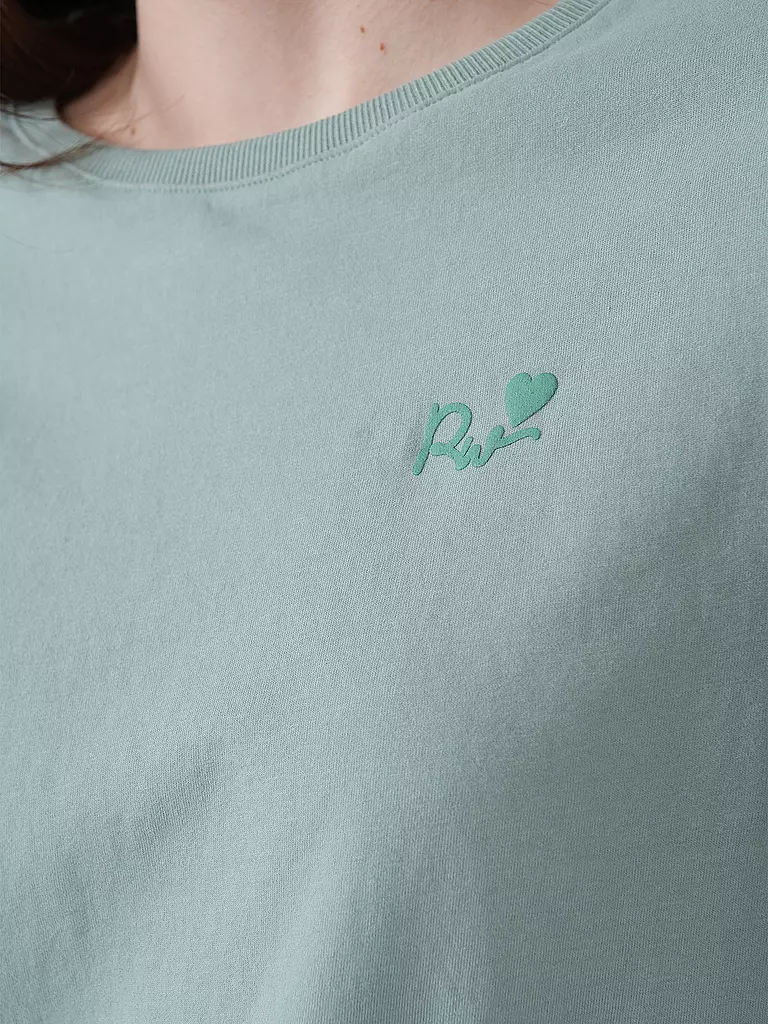 RAGWEAR | T-Shirt ADORI LOVE | hellgrün
