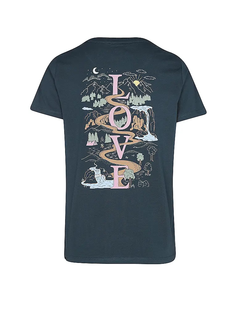 RAGWEAR | T-Shirt ADORI PP | Dunkelblau