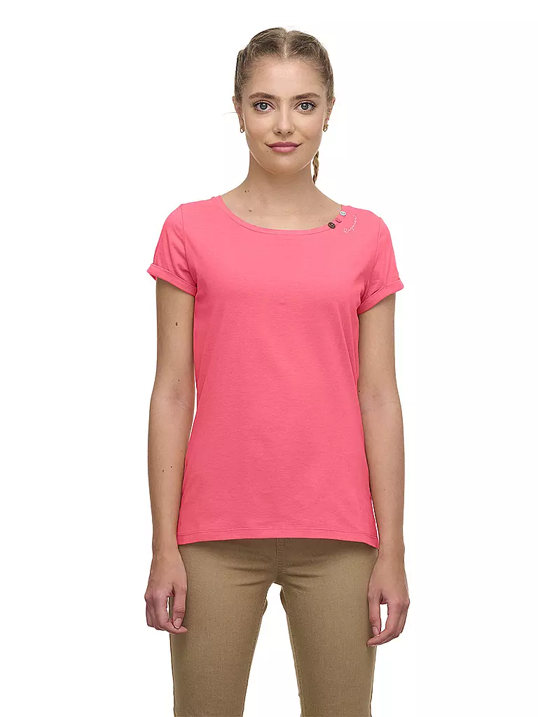 RAGWEAR | T-Shirt FLORAH A ORGANIC | pink