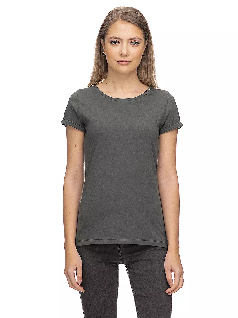 RAGWEAR | T-Shirt FLORAH | grau
