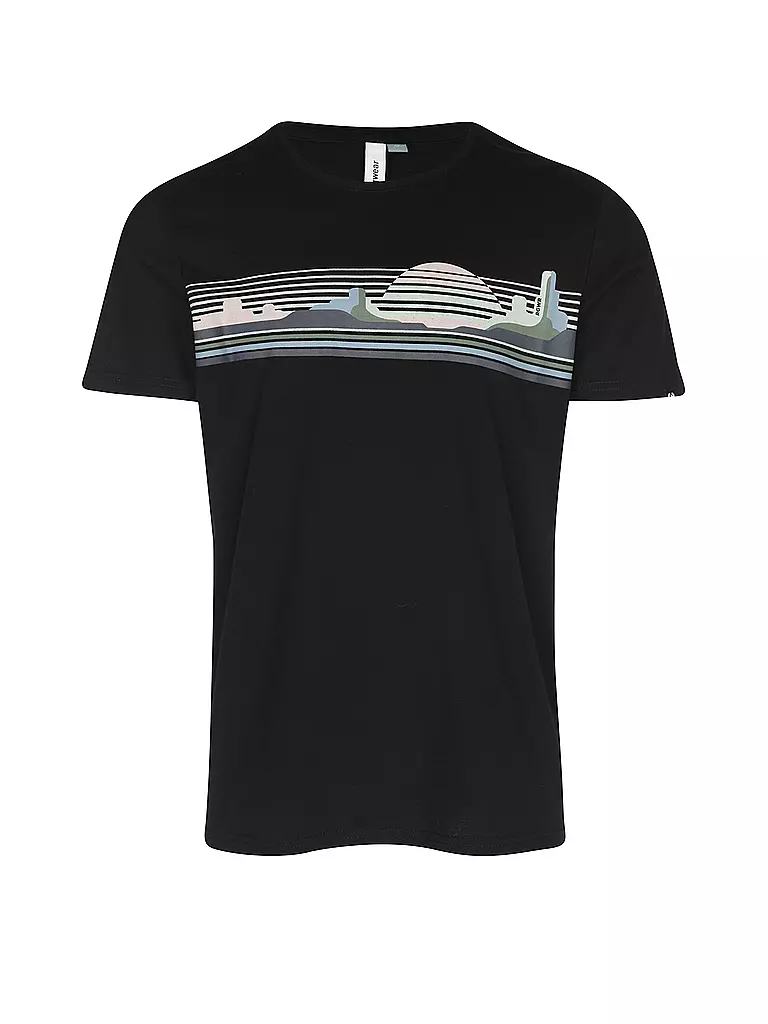 RAGWEAR | T-Shirt HORIZ | schwarz