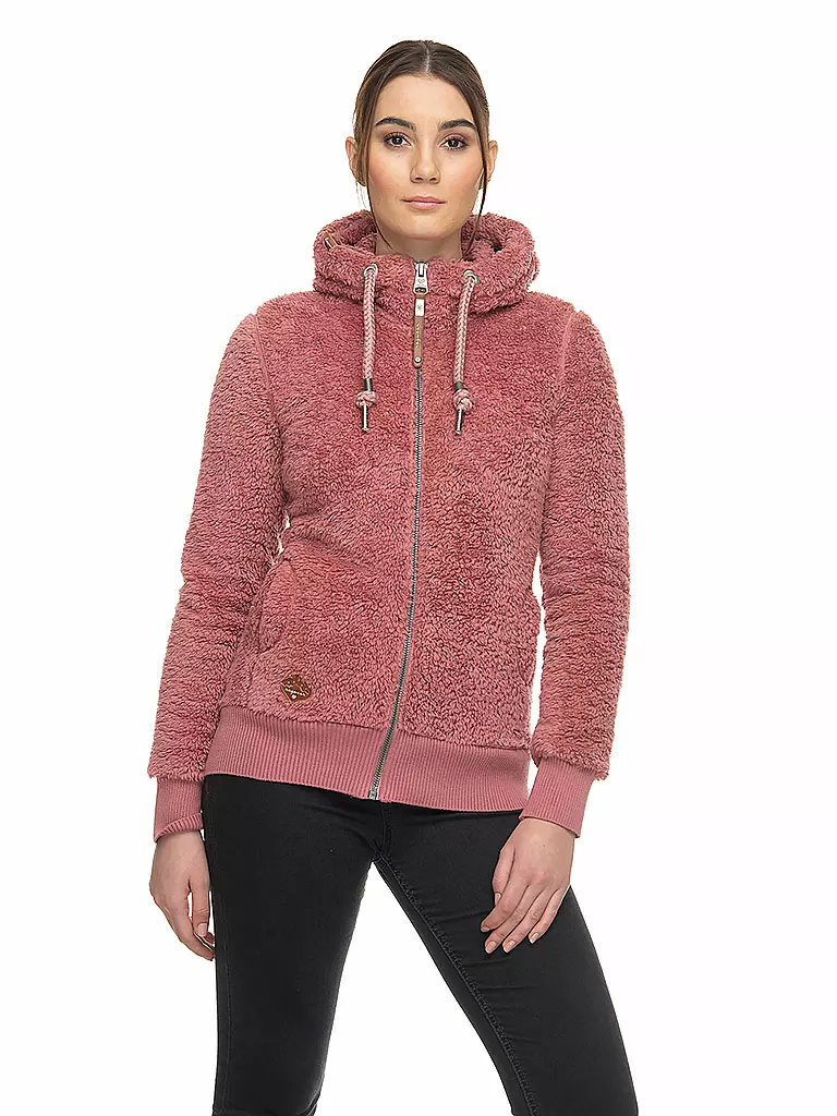 RAGWEAR | Weste in Felloptik "Vilma" | rosa