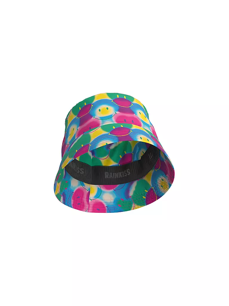 RAINKISS | Regen Fischerhut - Bucket Hat Rainbow Smile | bunt