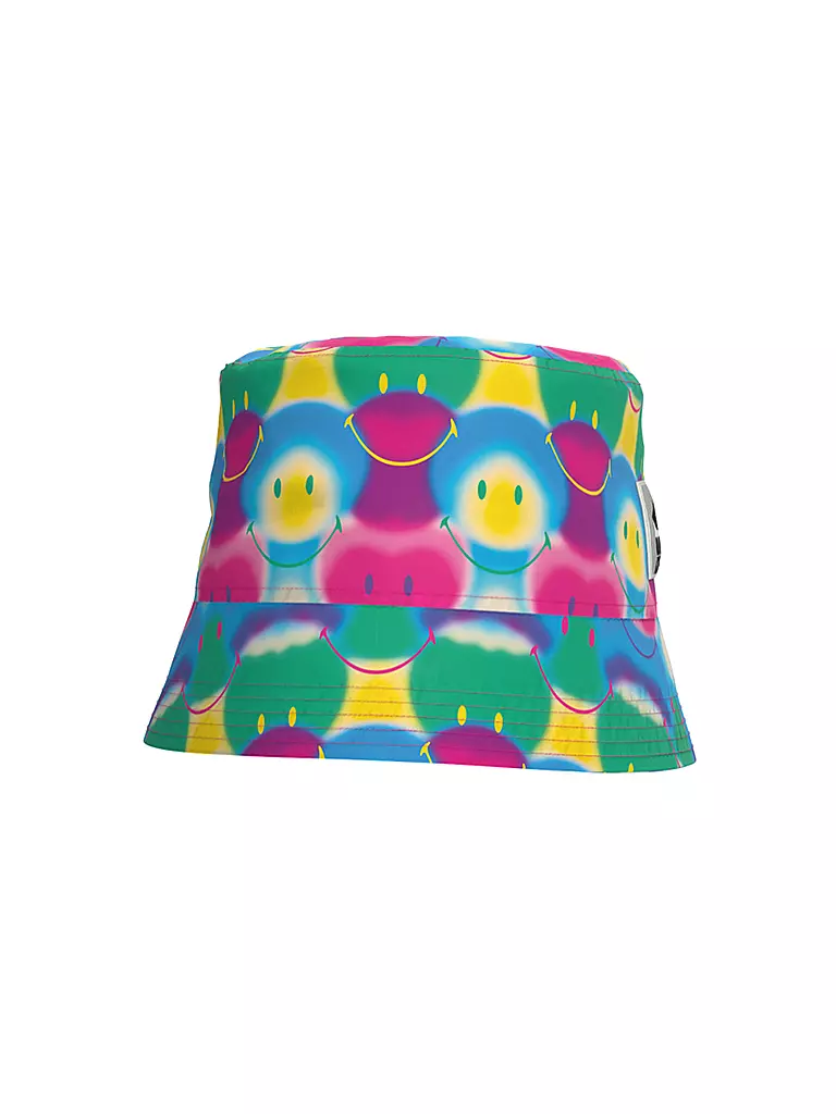 RAINKISS | Regen Fischerhut - Bucket Hat Rainbow Smile | schwarz