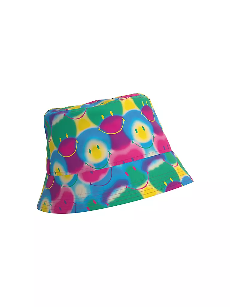 RAINKISS | Regen Fischerhut - Bucket Hat Rainbow Smile | schwarz