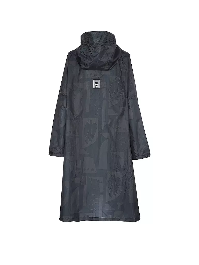 RAINKISS | Regenjacke - Regenponcho Back to Black Art | schwarz