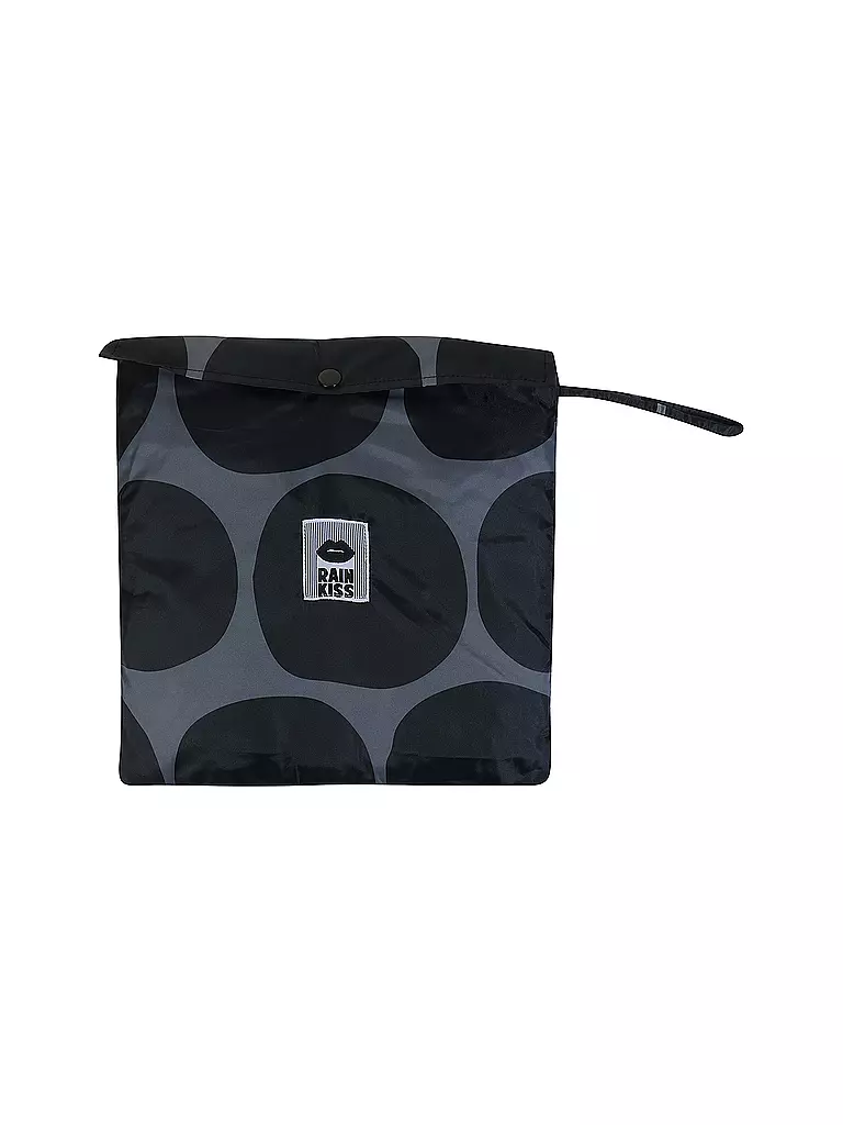 RAINKISS | Regenjacke - Regenponcho Black Polka | camel