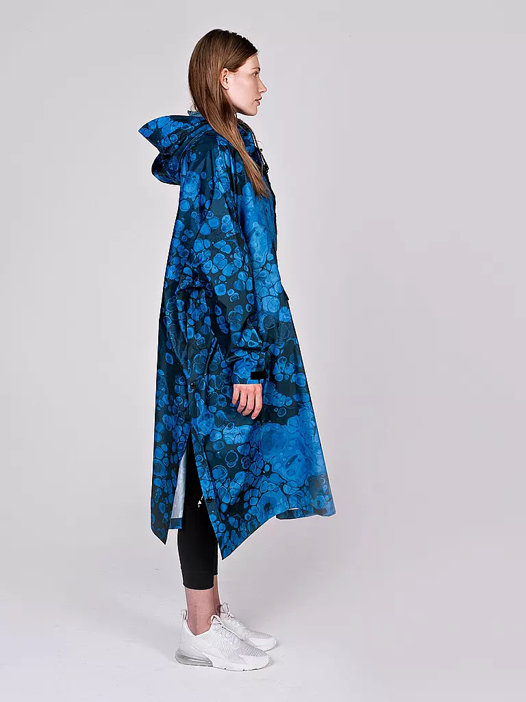 RAINKISS | Regenjacke - Regenponcho Bubble Poncho | blau