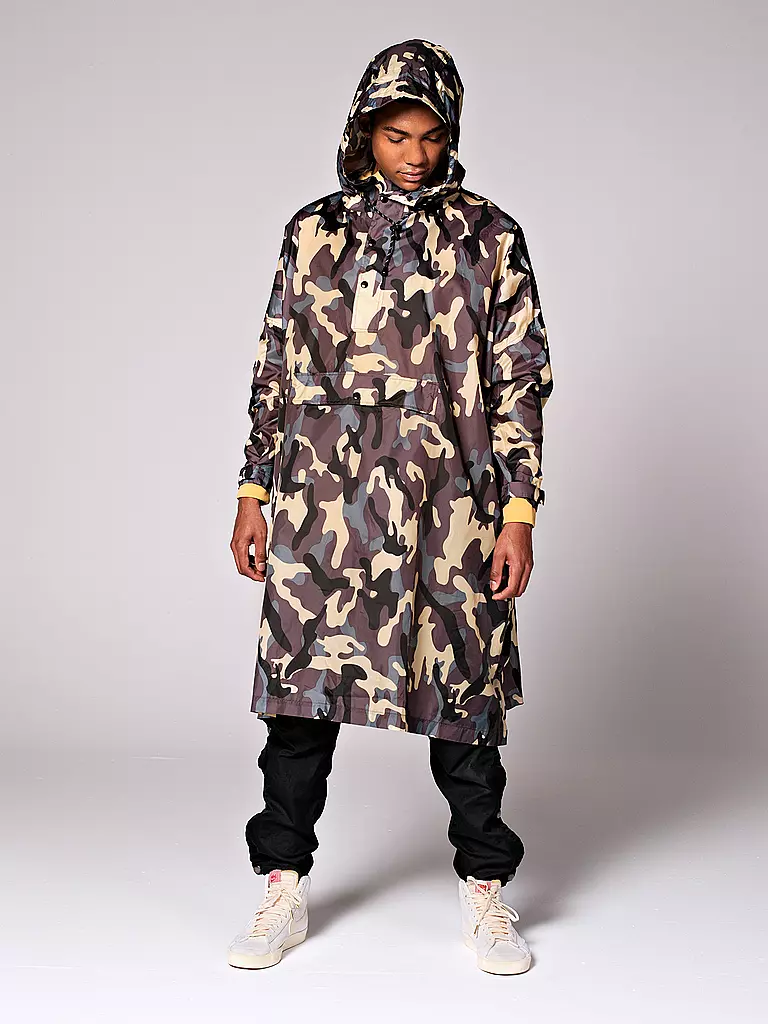 RAINKISS | Regenjacke - Regenponcho Camo | olive