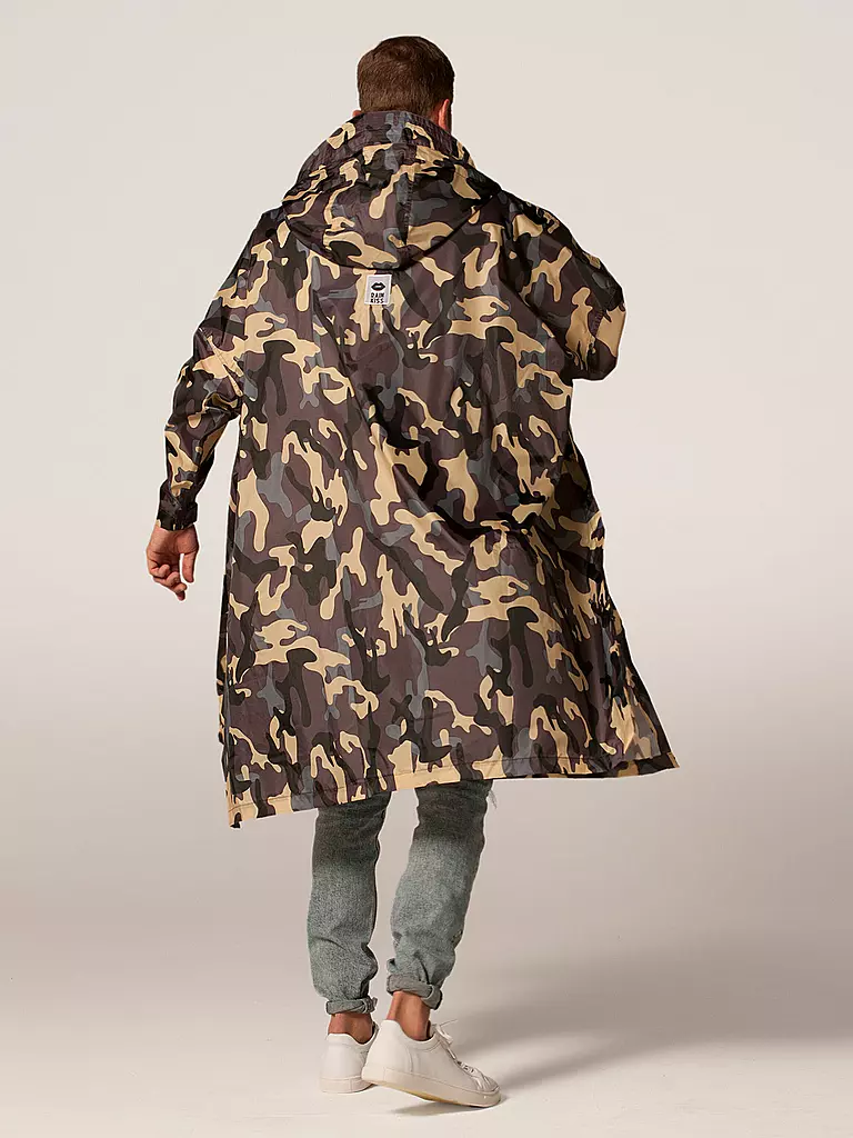 RAINKISS | Regenjacke - Regenponcho Camo | petrol