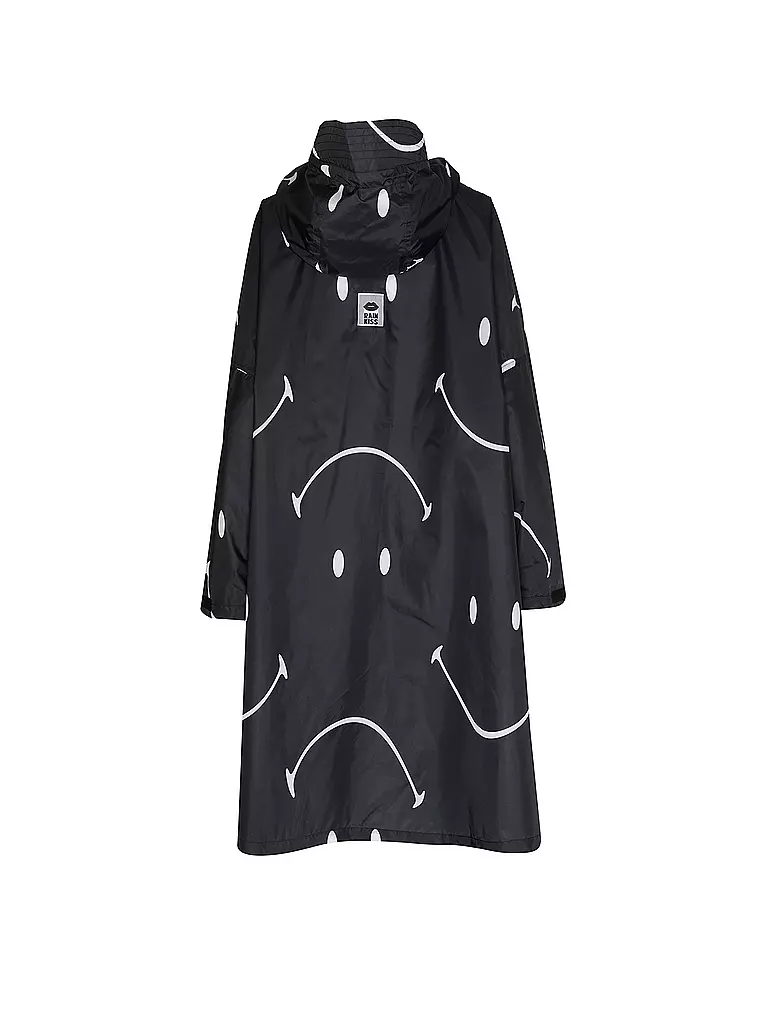 RAINKISS | Regenjacke - Regenponcho CLASSIC SMILE | schwarz