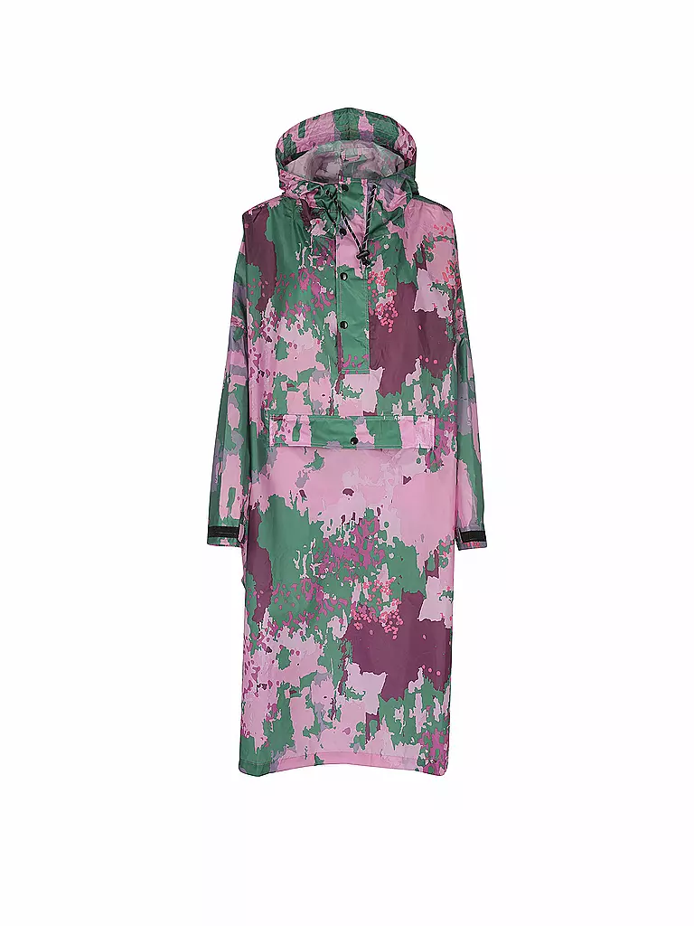 RAINKISS | Regenjacke - Regenponcho Digi Spring Camo | rosa