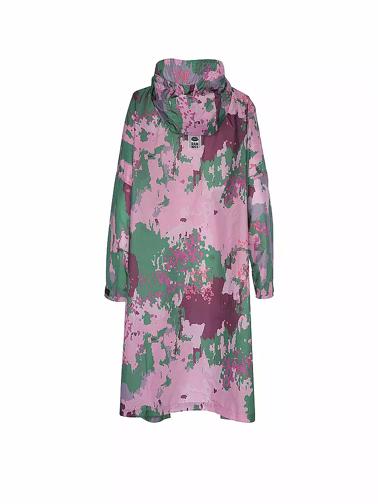 RAINKISS | Regenjacke - Regenponcho Digi Spring Camo | camel