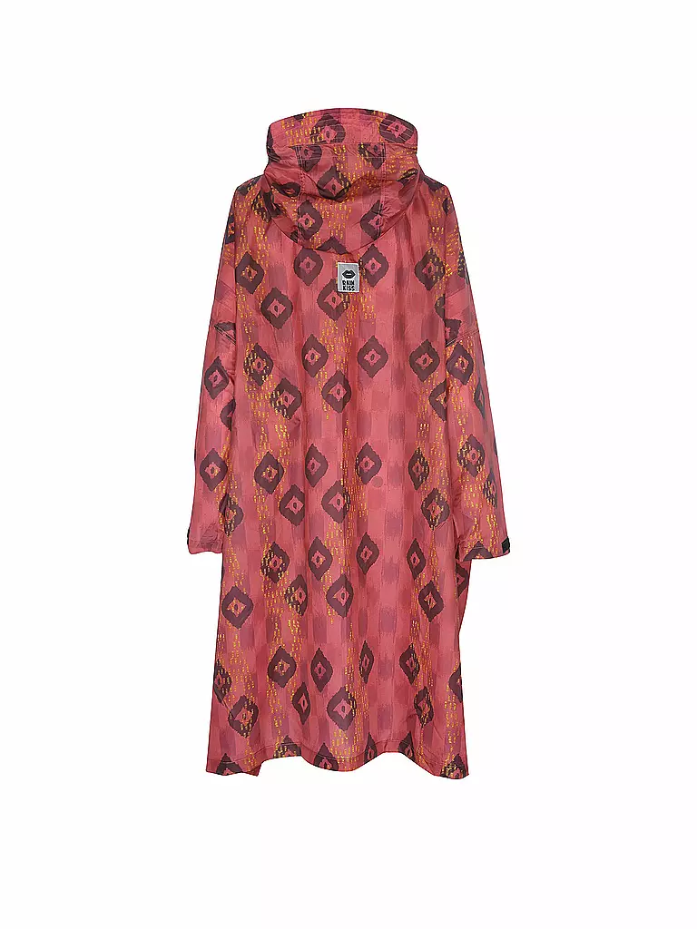 RAINKISS | Regenjacke - Regenponcho Ikat | rot