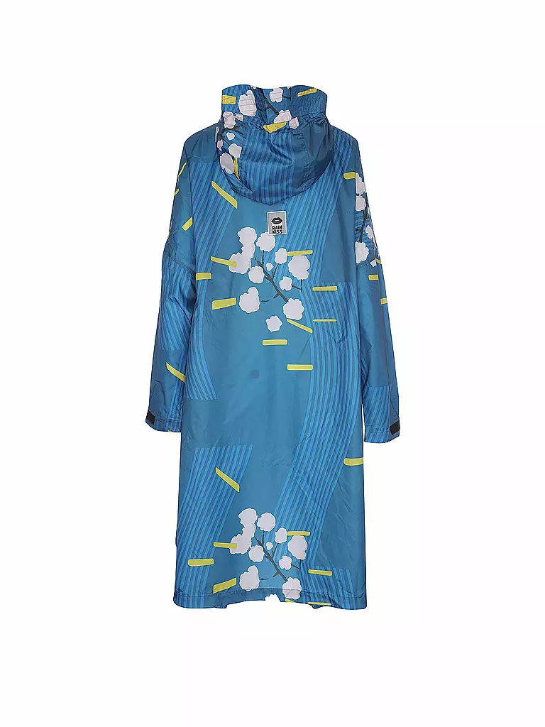 RAINKISS | Regenjacke - Regenponcho Japanese Blossom | blau