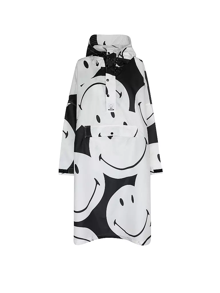 RAINKISS | Regenjacke - Regenponcho PANDA SMILEY | weiss